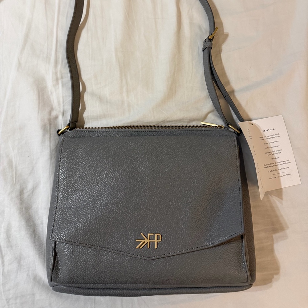 Freshly Picked NWT Gray Crossbody Bag